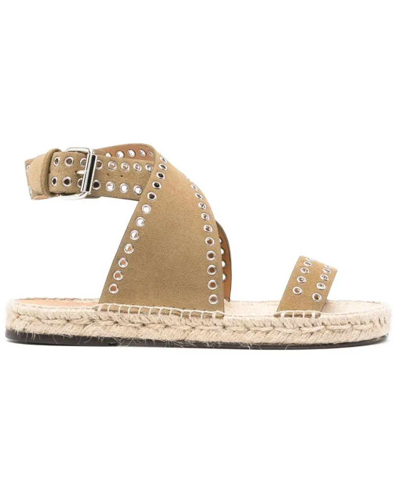 Isabel Marant Illya Espadrilles aus Wildleder Nude