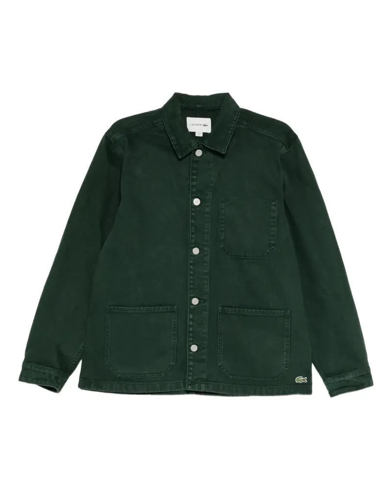 Lacoste Jeansjacke im Hemdstil - Grün Grün