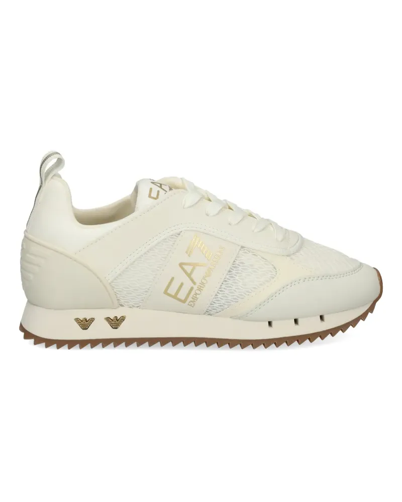EA7 logo sneakers - Nude Nude