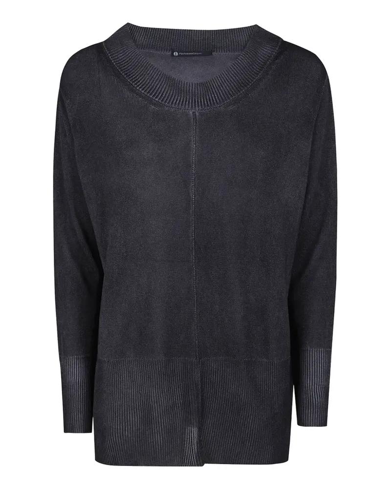 Pier Antonio Gaspari ribbed round-neck sweater - Schwarz Schwarz