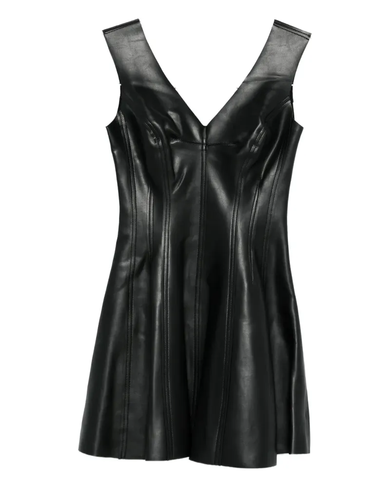 Norma Kamali Grance Minikleid - Schwarz Schwarz