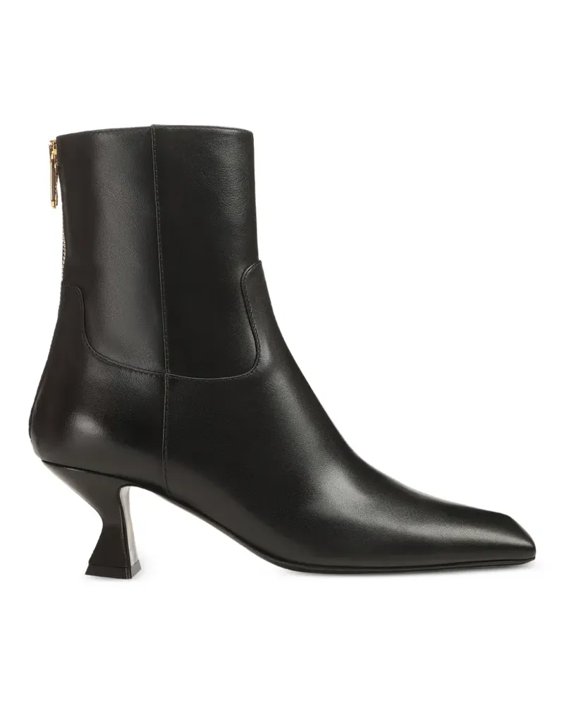 Sergio Rossi Sculpt Stiefel mit eckiger Kappe - Schwarz Schwarz
