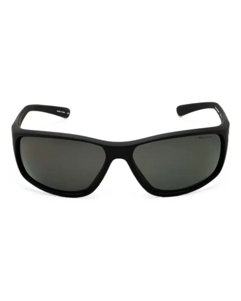 Nike Adrenaline rectangle-frame sunglasses - Schwarz Schwarz