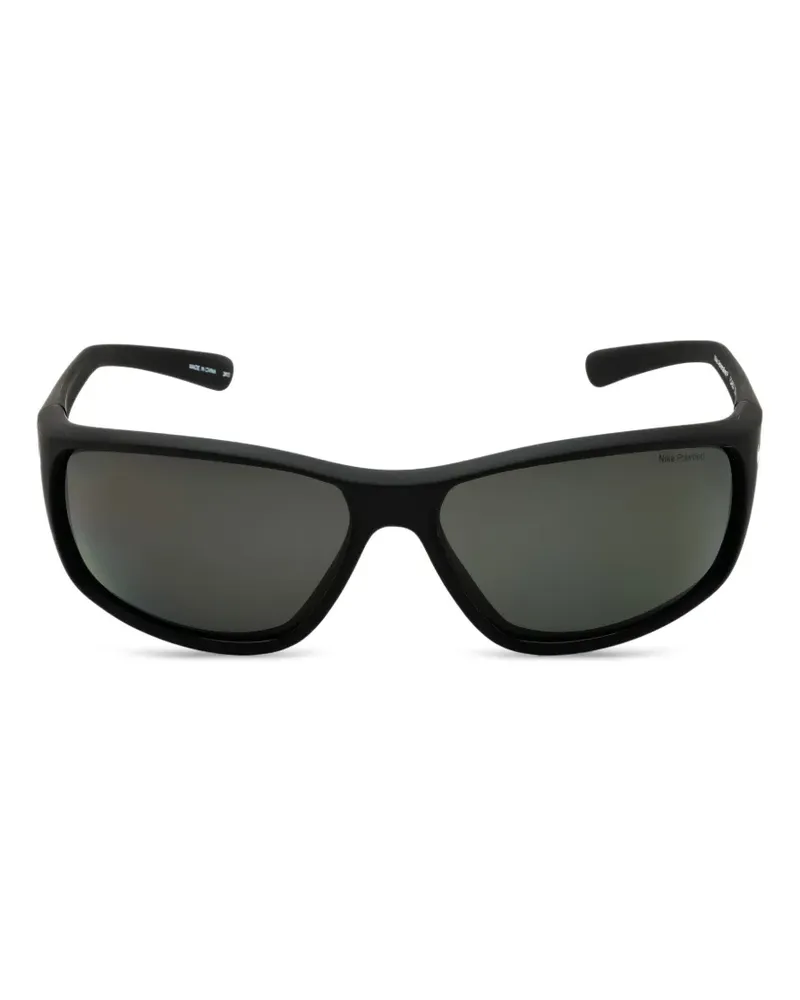 Nike Adrenaline Sonnenbrille mit eckigem Gestell - Schwarz Schwarz