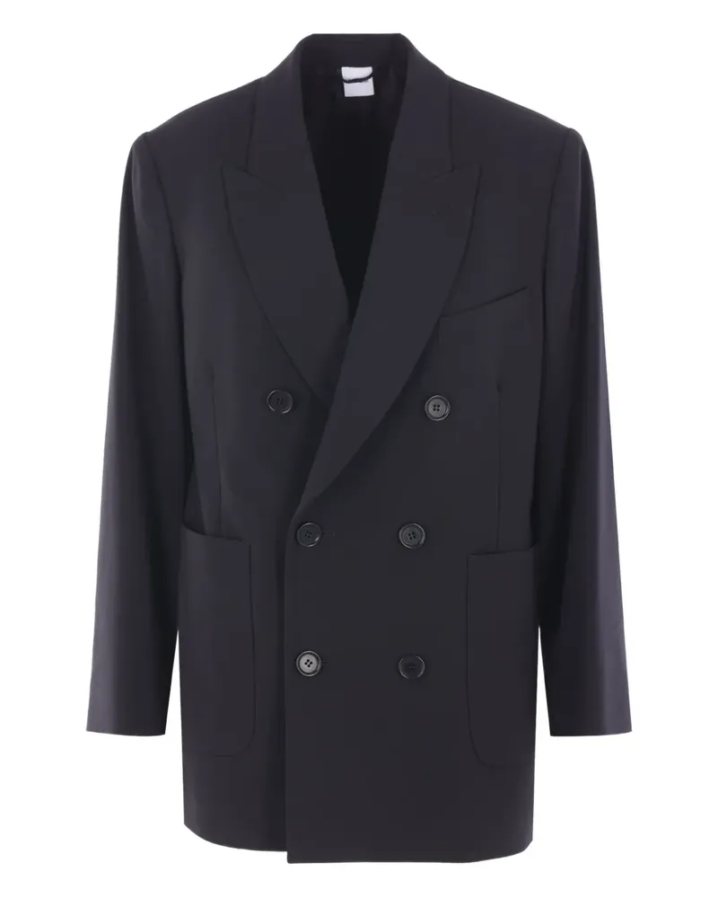 ASPESI Doppelreihiger Blazer - Schwarz Schwarz