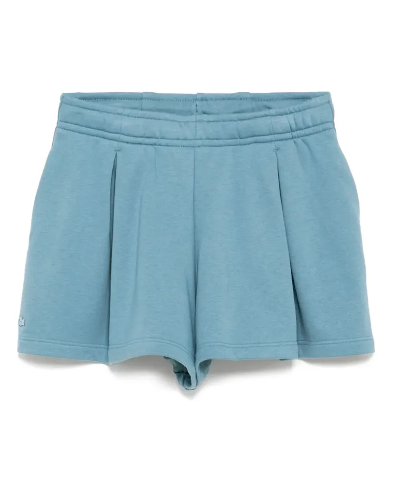 Lacoste Fleece-Shorts mit Falten - Blau Blau