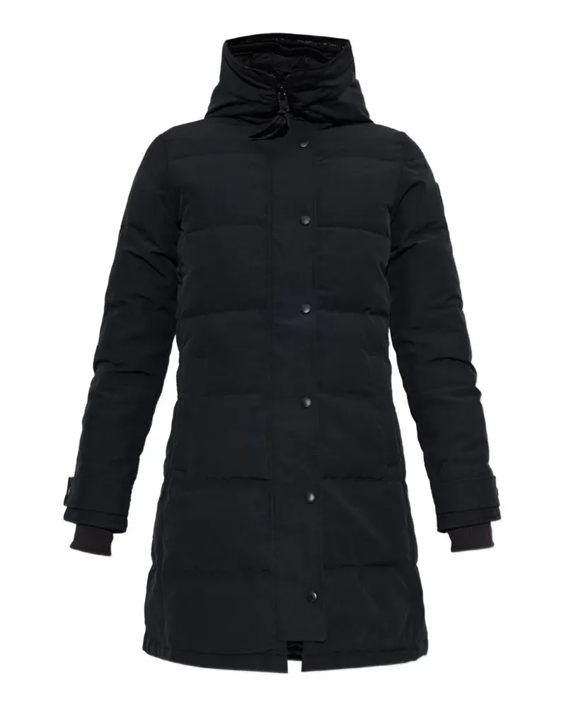 Canada Goose Gefütterter Shelburne Mantel - Schwarz Schwarz