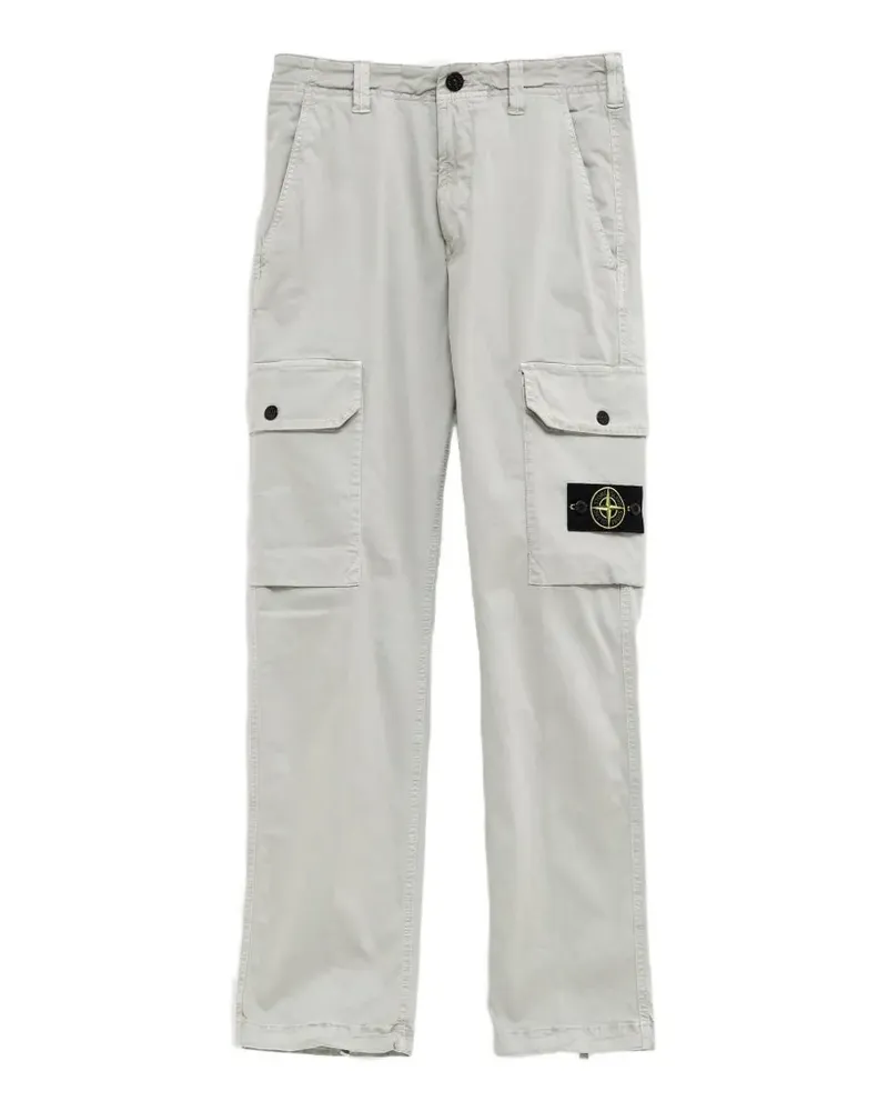 Stone Island logo-patch cargo pants - Grün Grün