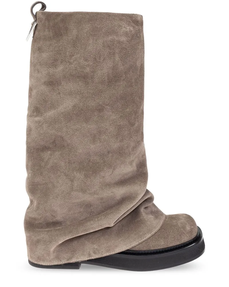 ATTICO Robin Military-Stiefel - Nude Nude