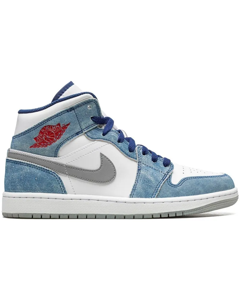 Jordan Air  1 Mid French Blue Sneakers - Blau Blau