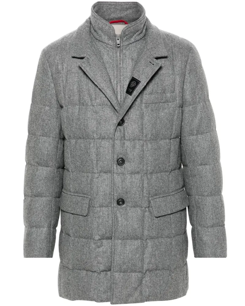 Fay Daunenjacke im Layering-Look - Grau Grau
