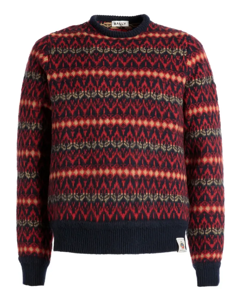 Bally Pullover mit rundem Ausschnitt - Rot Rot