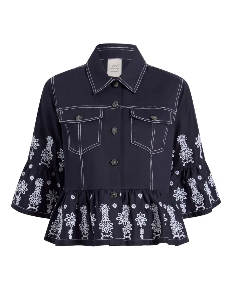Cinq à Sept Mandie Jacke - Blau Blau