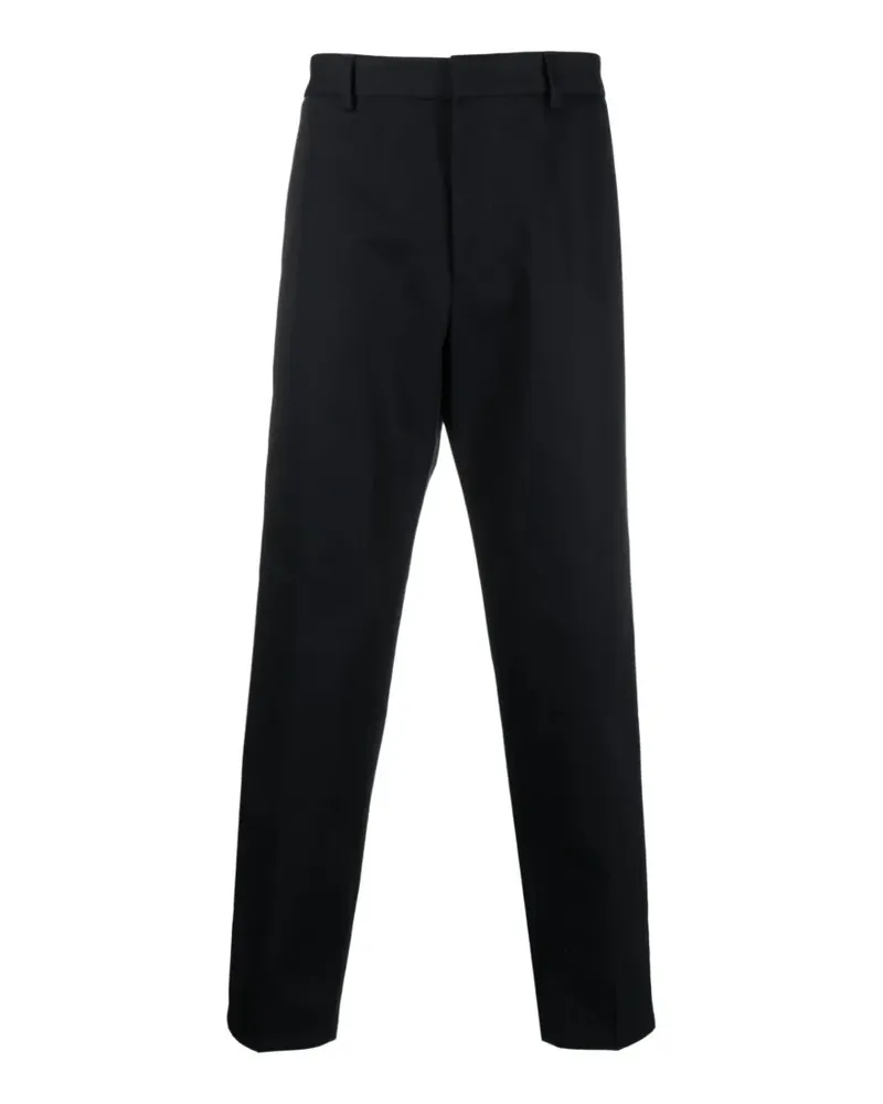 Jil Sander Hose mit geradem Bein - Schwarz Schwarz