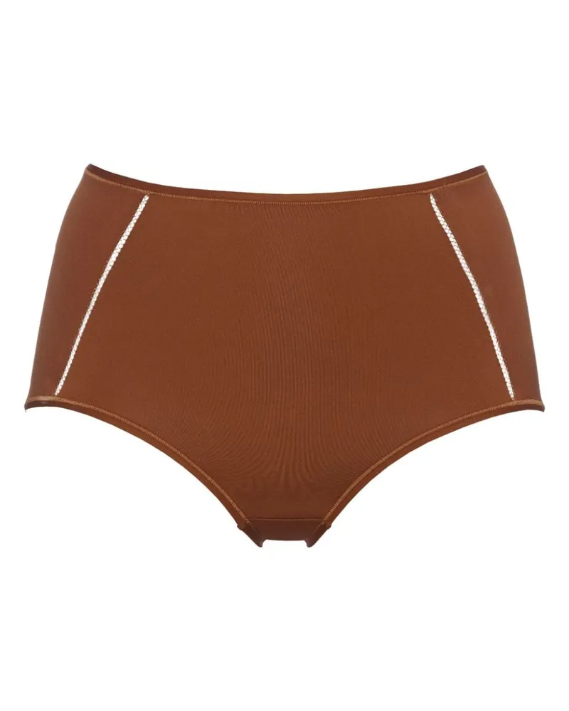Eres Slip mit hohem Bund - Braun Braun