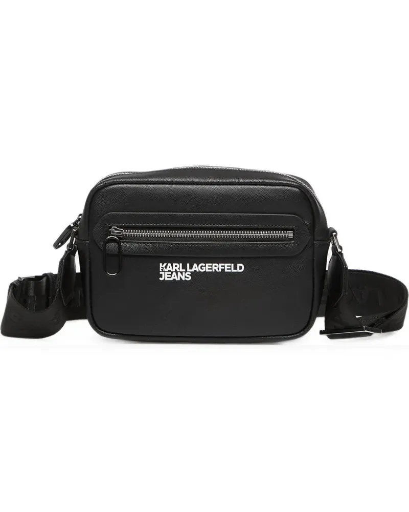 Karl Lagerfeld Umhängetasche mit Logo-Print - Schwarz Schwarz