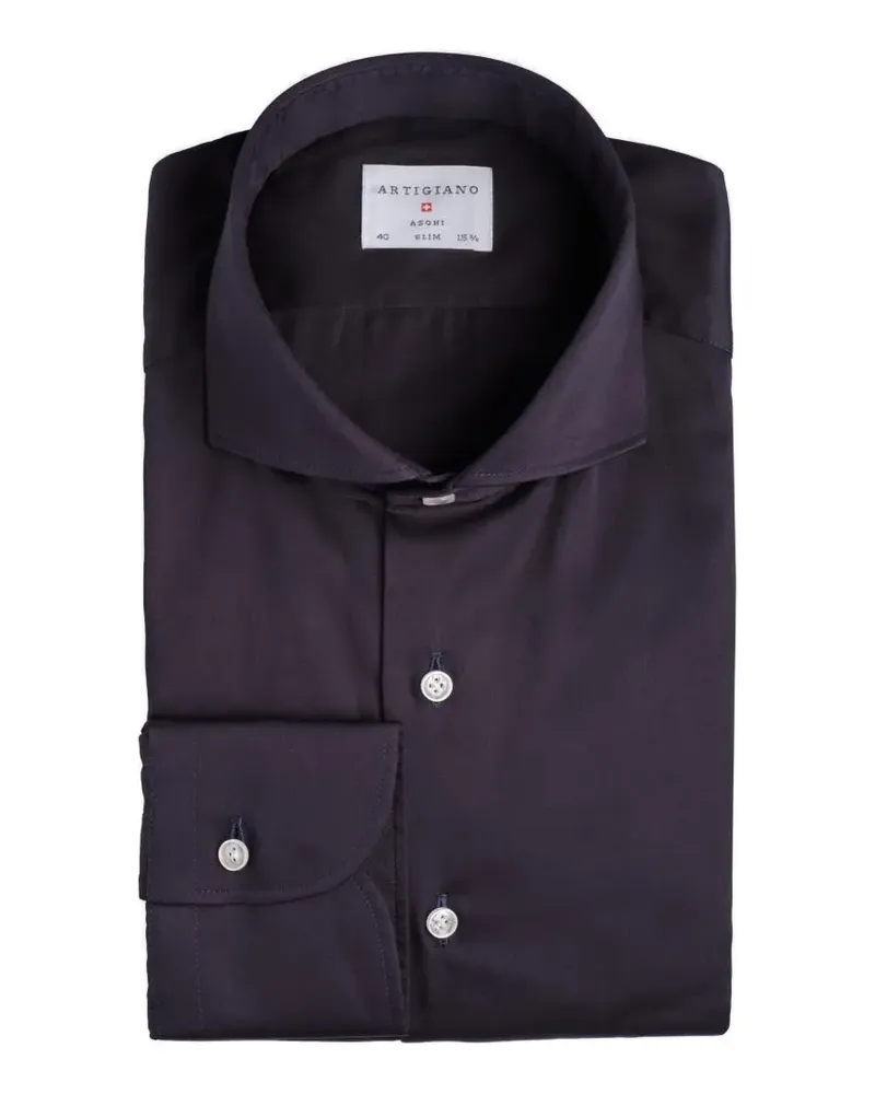 Artigiano  Schmales Antwerp Hemd - Blau Blau