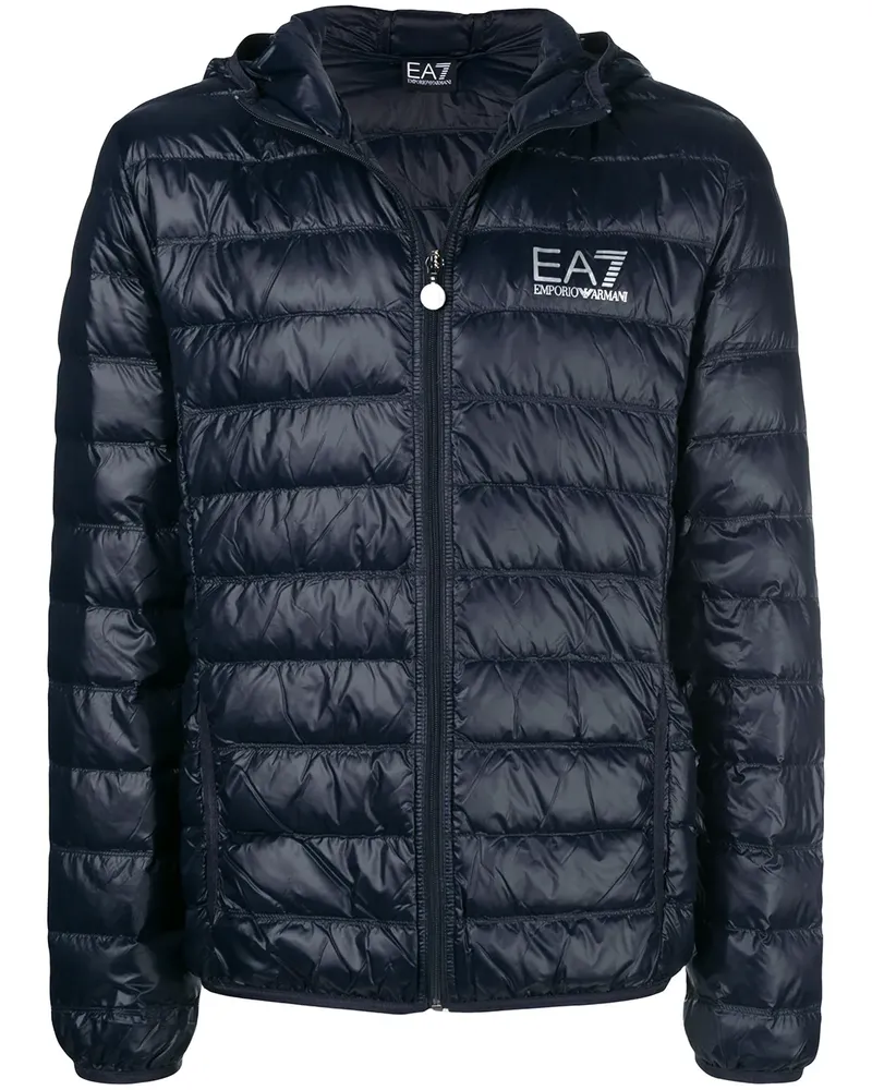 EA7 Gefütterte Jacke - Blau Blau