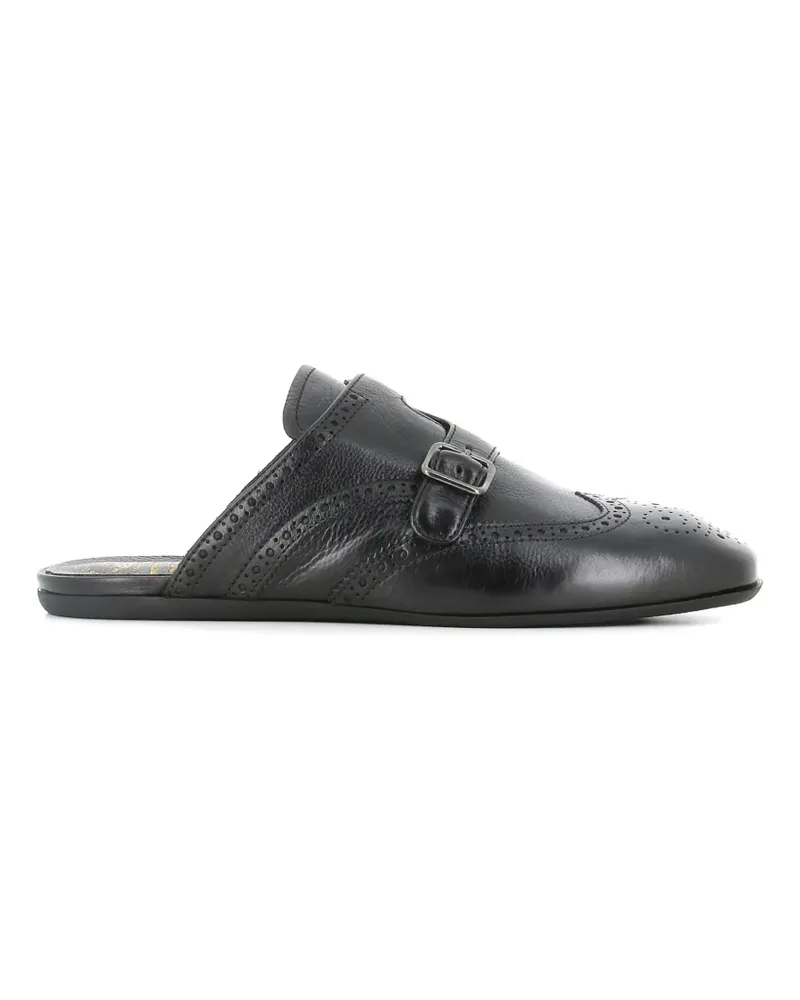 Officine Creative Italia Schnürschuhe mit Schnalle - Schwarz Schwarz