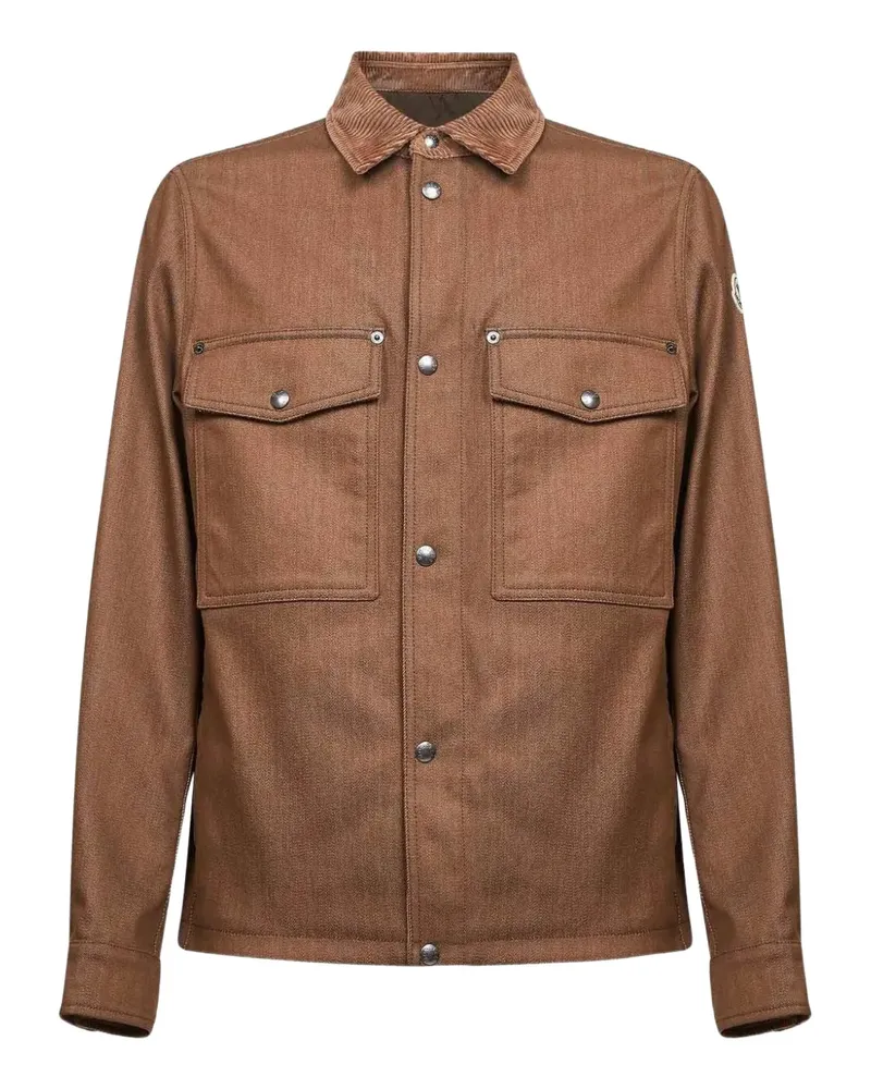 Moncler corduroy shirt - Braun Braun