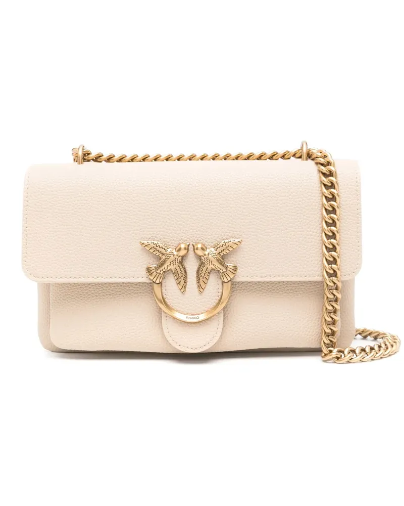 Pinko Love Birds Schultertasche - Nude Nude