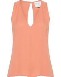 forte_forte Top aus Krepp Orange