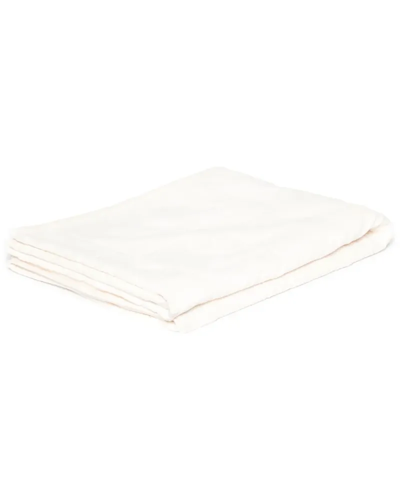 Moncler Strandtuch mit Jacquard-Logo - Nude Nude