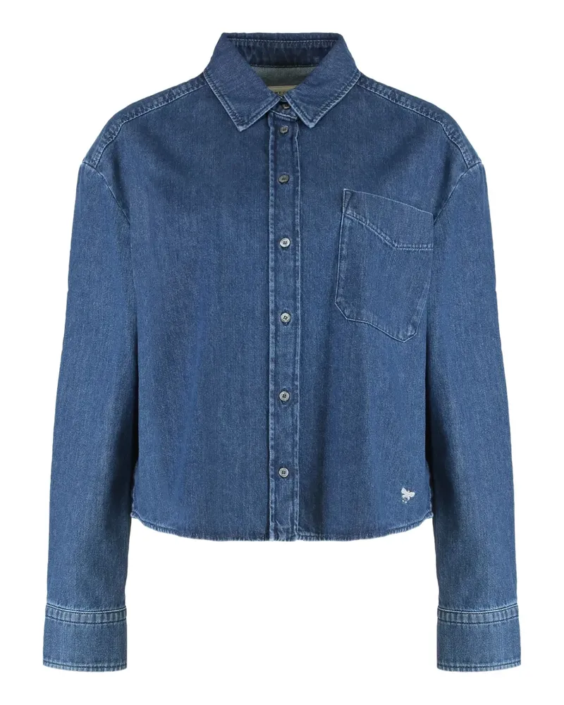 Max Mara Boxy Denim Shirt - Blau Blau