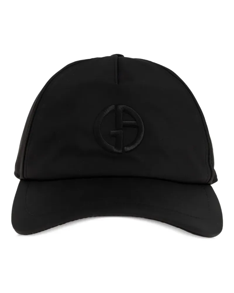 Giorgio Armani Schwarze Baseballkappe Schwarz