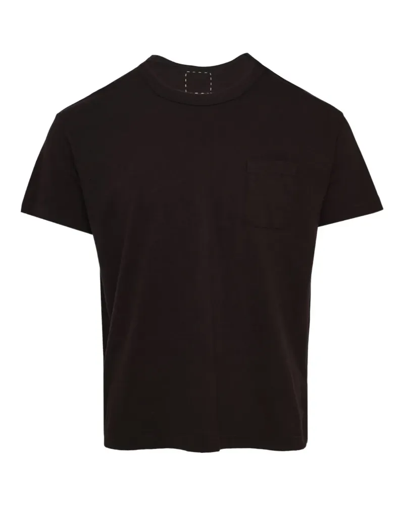 Visvim T-Shirt mit Taschendetail - Schwarz Schwarz