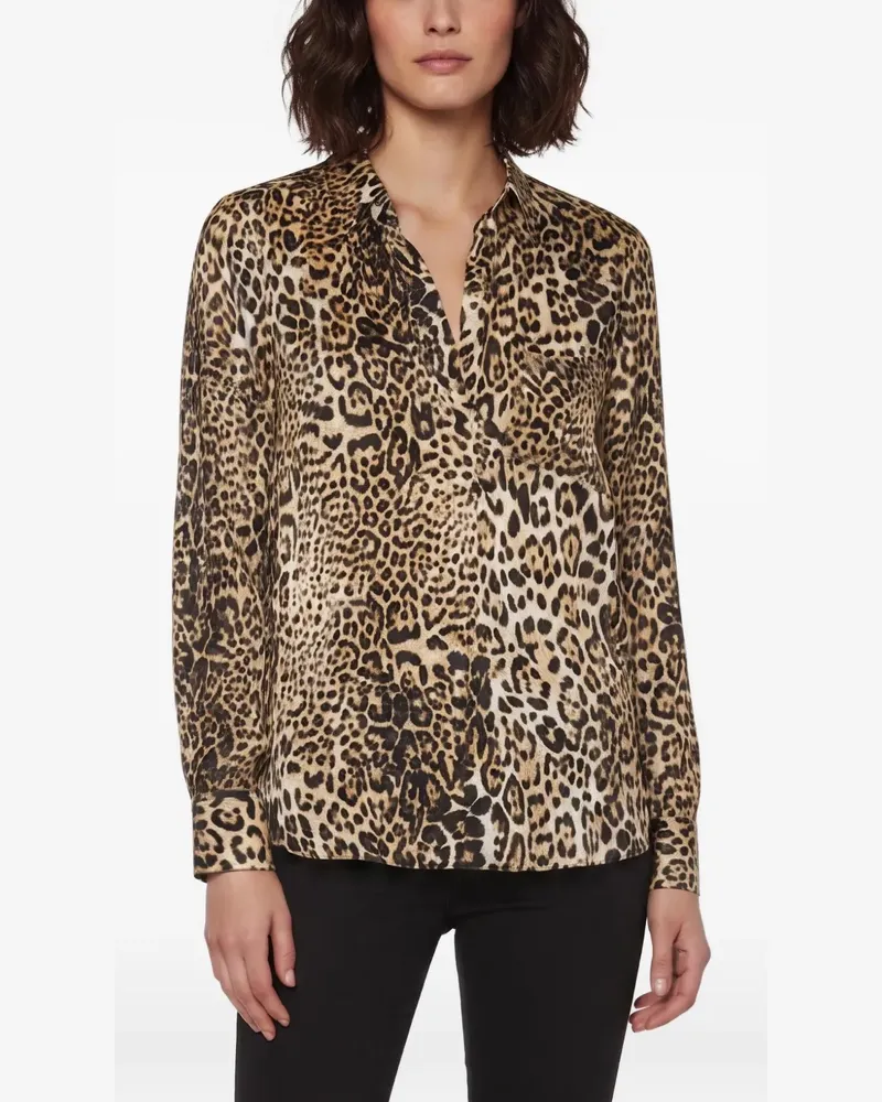 Zadig & Voltaire Tink Leo printed top - Nude Nude