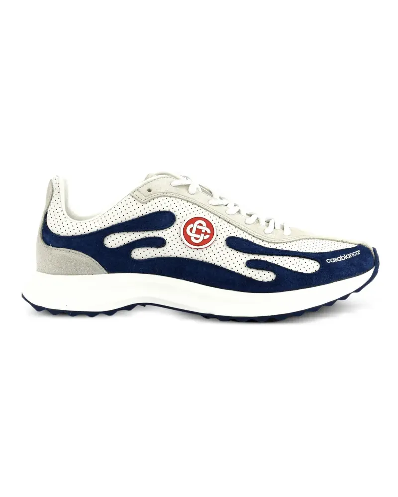 Casablanca Paris Stade Sneakers mit Logo-Patch - Weiß Weiß