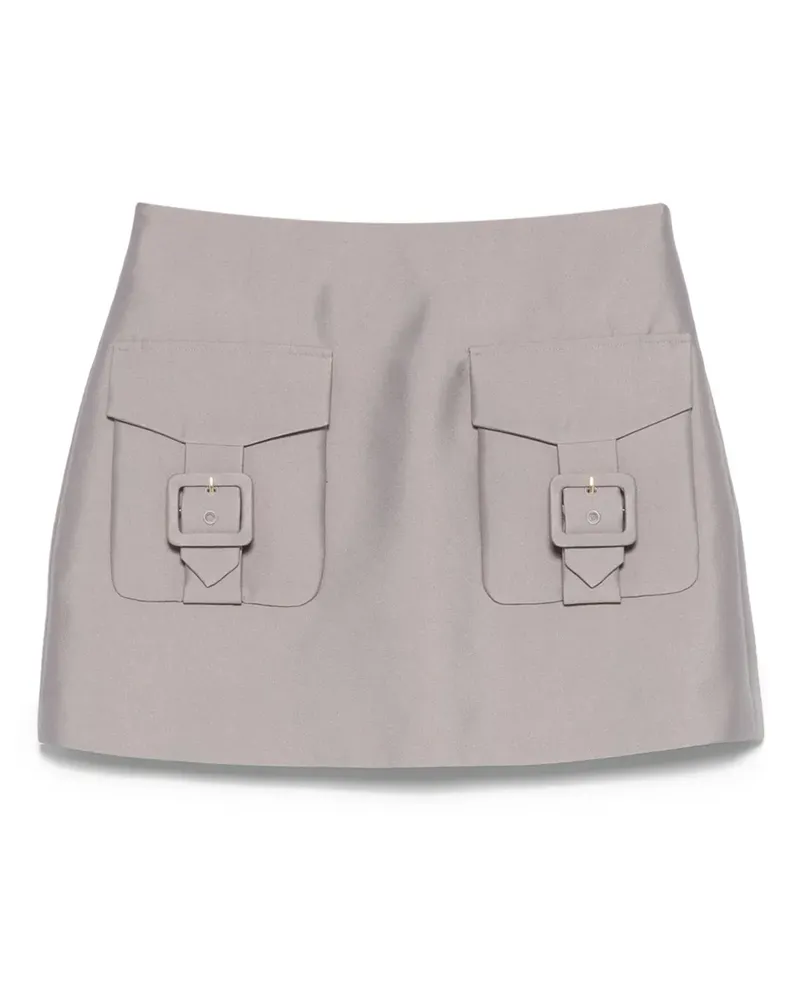 Self-Portrait Rock aus Twill - Grau Grau
