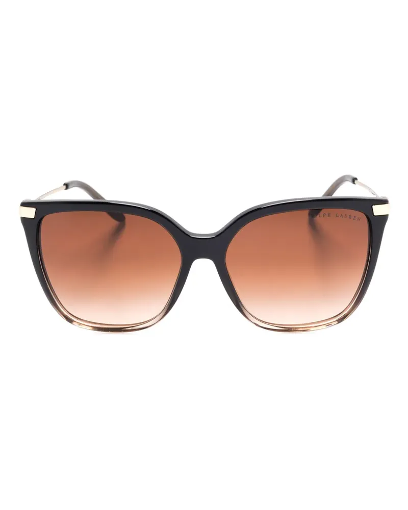 Ralph Lauren Sonnenbrille mit Wayfarer-Gestell - Schwarz Schwarz