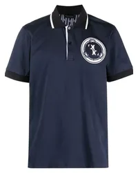 Billionaire Poloshirt mit Logo-Patch Blau