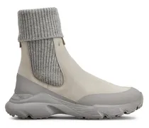 Sneakers mit Einsätzen - Nude