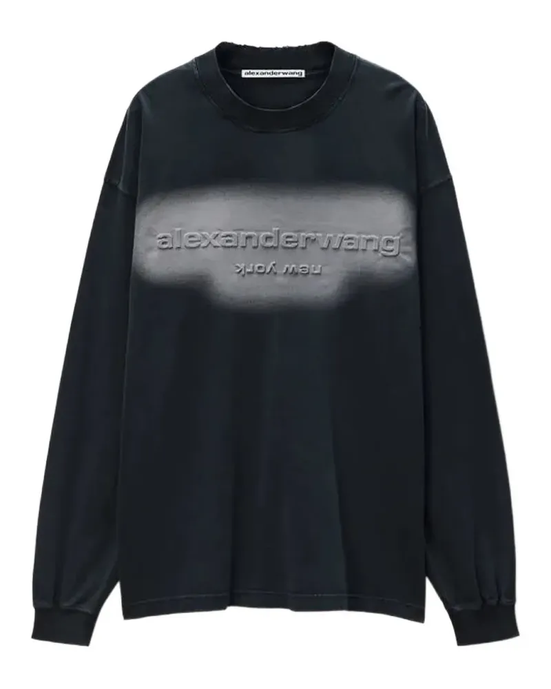 Alexander Wang Reflective Halo Sweatshirt - Grau Grau