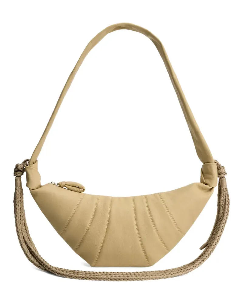 Christophe Lemaire Mittelgroße Croissant Schultertasche - Nude Nude