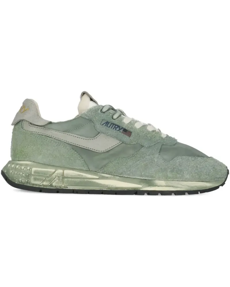 AUTRY Reelwind Sneakers mit Metallic-Einsatz - Grün Grün