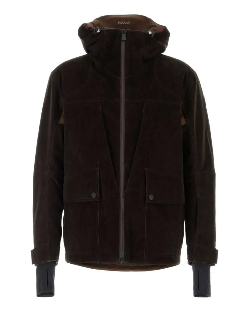 Moncler Airolo corduroy down jacket - Braun Braun