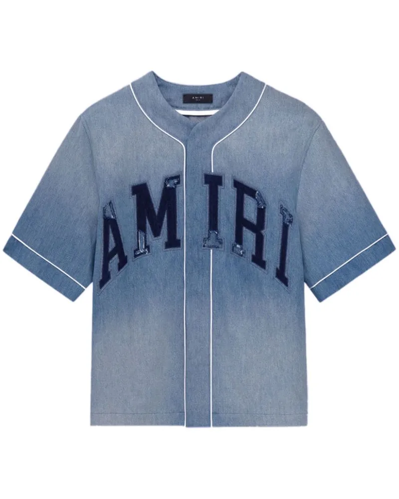 Amiri Sunfaded Hemd - Blau Blau