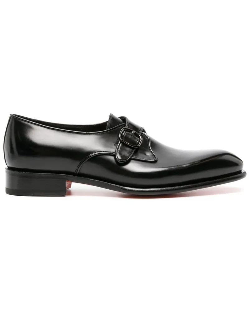 Santoni Carter One Oxford-Schuhe Schwarz