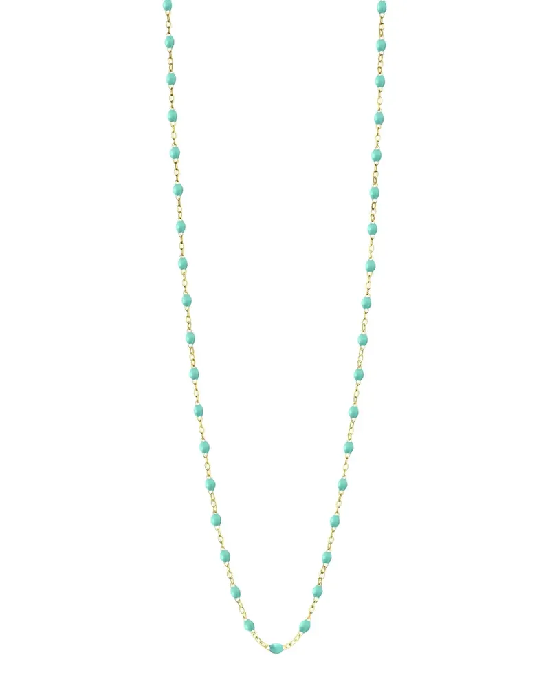 Gigi Clozeau 18kt Gelbgoldhalskette - Blau Blau