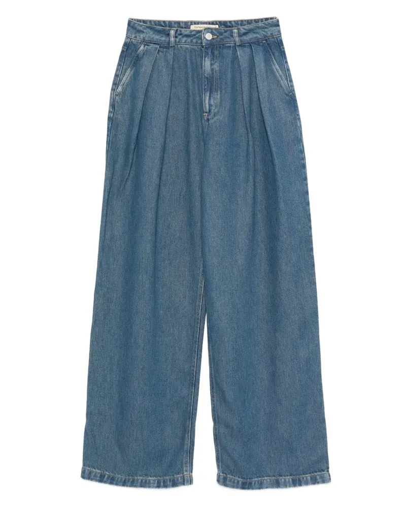 The New Society Weite Jeans - Blau Blau
