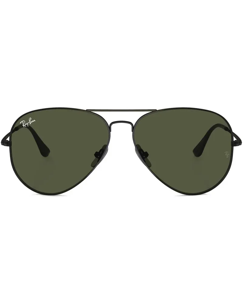 Ray Ban Getönte Pilotenbrille - Schwarz Schwarz