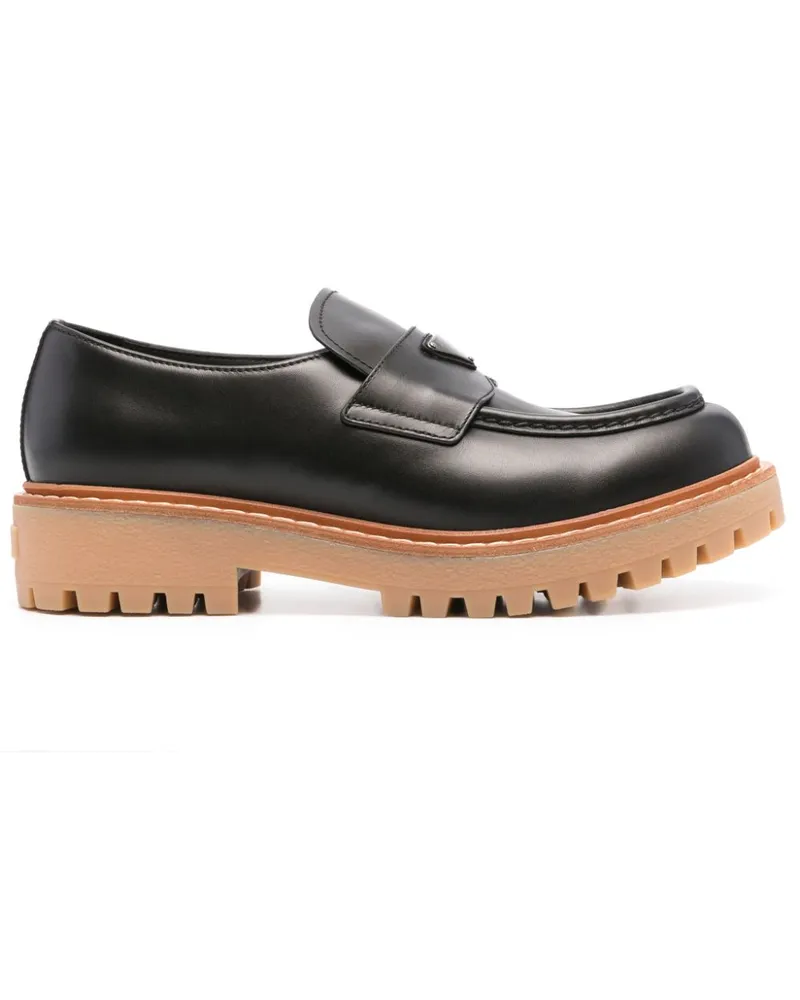 Prada Klassische Loafer - Schwarz Schwarz