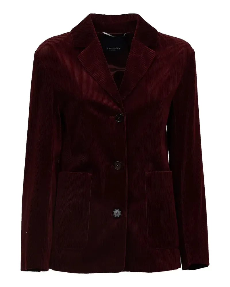 Max Mara Blazer aus Cord - Rot Rot