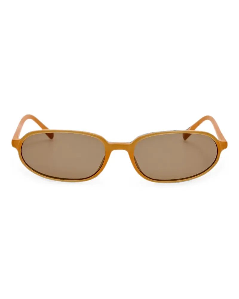 Jacquemus oval-frame sunglasses - Orange Orange