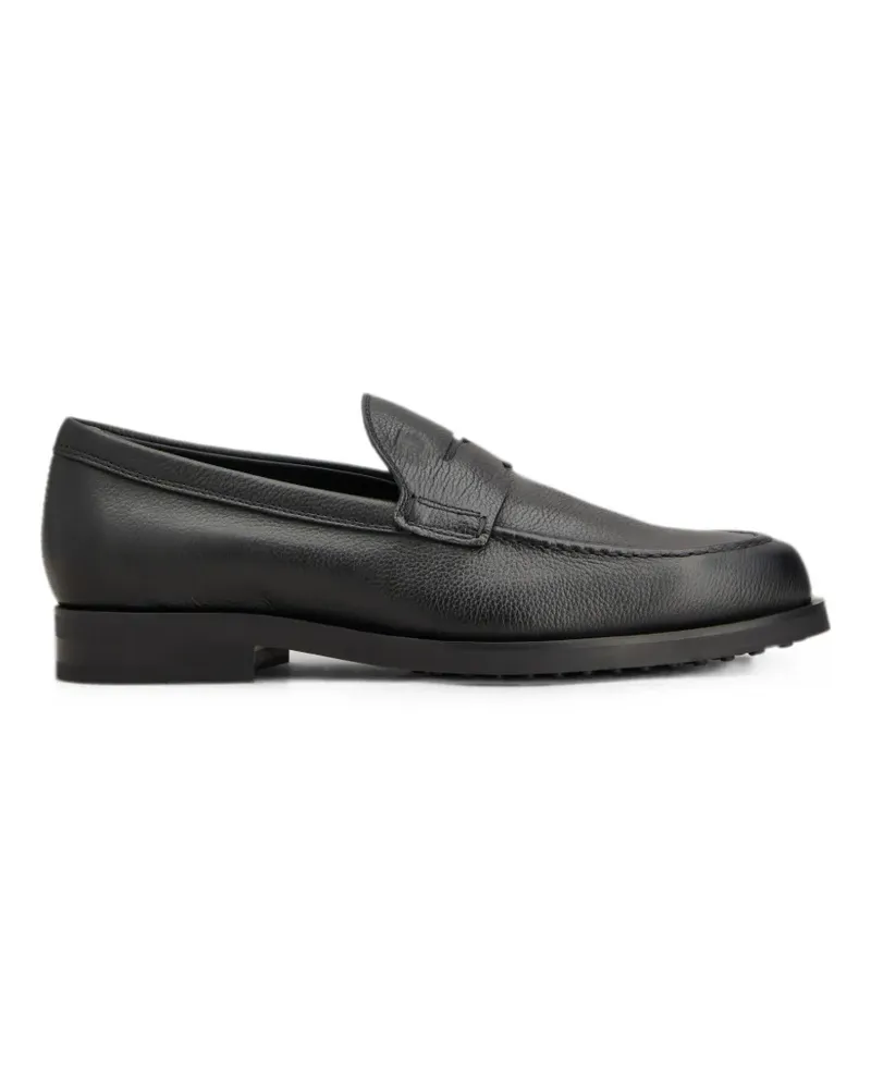 TOD'S Loafer aus Leder - Schwarz Schwarz