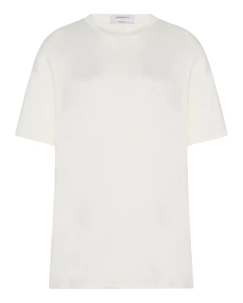 Another Tomorrow relaxed-fit short-sleeve T-shirt - Weiß Weiß